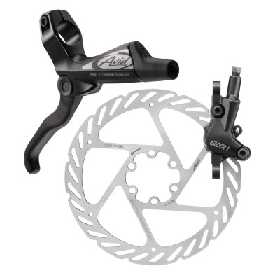 Frana Fata Disc Hidraulica Avid Elixir 1, Montare IS/PM, Negru Ultimate FactoryBikes foto