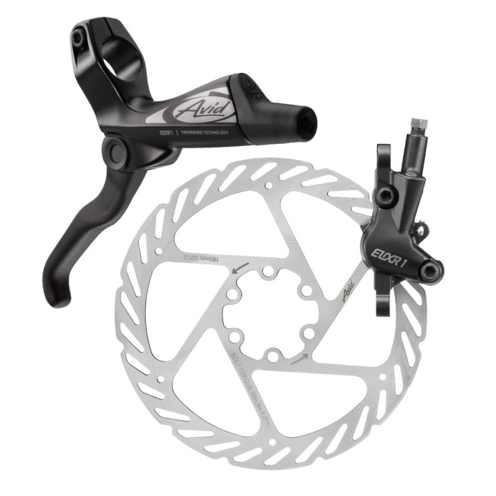 Frana Fata Disc Hidraulica Avid Elixir 1, Montare IS/PM, Negru Ultimate FactoryBikes