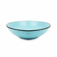 Set 6 farfurii adanci Electra Heinner, 20 cm, ceramica, Albastru foto