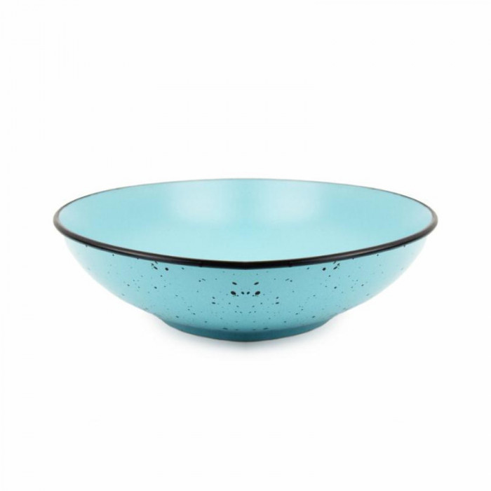 Set 6 farfurii adanci Electra Heinner, 20 cm, ceramica, Albastru