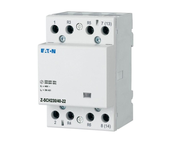 Contactor modular 40A 2ND+2NI 230V Eaton Z-SCH230 40-22
