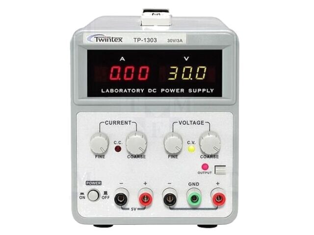 Alimentator liniar multicanal TWINTEX 0-30VDC 0-3A 5VDC