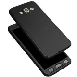 Husa 360 Samsung Galaxy J5 2017 Neagra + Folie Sticla Protectie Completa