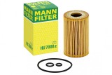 MANN-FILTER HU 7008 Z Set filtru ulei pentru Audi A3 A5 TT Q5, VW Touran Golf V VI- RESIGILAT