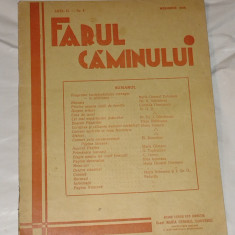 REVISTA FARUL CAMINULUI Anul II - Nr.6, NOIEMBRIE1934