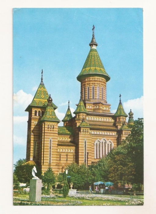 RF63 -Carte Postala- Timisoara, Catedrala Mitropoliei Banatului, circulata 1963