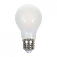 BEC LED A60 E27 7W CU FILAMENT 4000K ALB NEUTRU STICLA MATA Electronic Technology foto