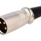 Mufă XLR Tată 3 Pin Drept pe Cabluri