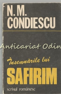 Insemanarile Lui Safirim - N. M. Condiescu foto