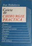 Caiete Chirurgie Practica Vol. 1, Dan Radulescu - Hernii, Apendicectomie, Colon, Cai biliare, 1982, Medicala
