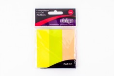 Notite Adezive Strigo, 4 Paduri Neon, 75A 25 mm, 150 File