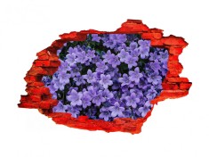 Autocolant decorativ, Gaura in perete, Natura si peisaje, Multicolor, 85 cm, 2127ST-2 foto