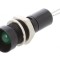 Lampă LED Verde 12VDC &Oslash;8mm pt. PCB
