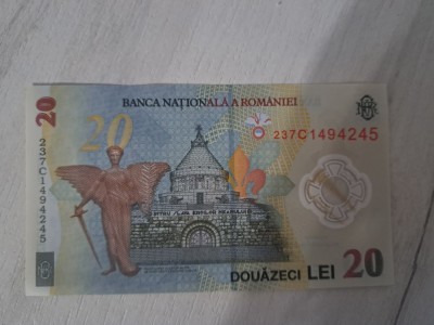 Bancnota 20 lei foto