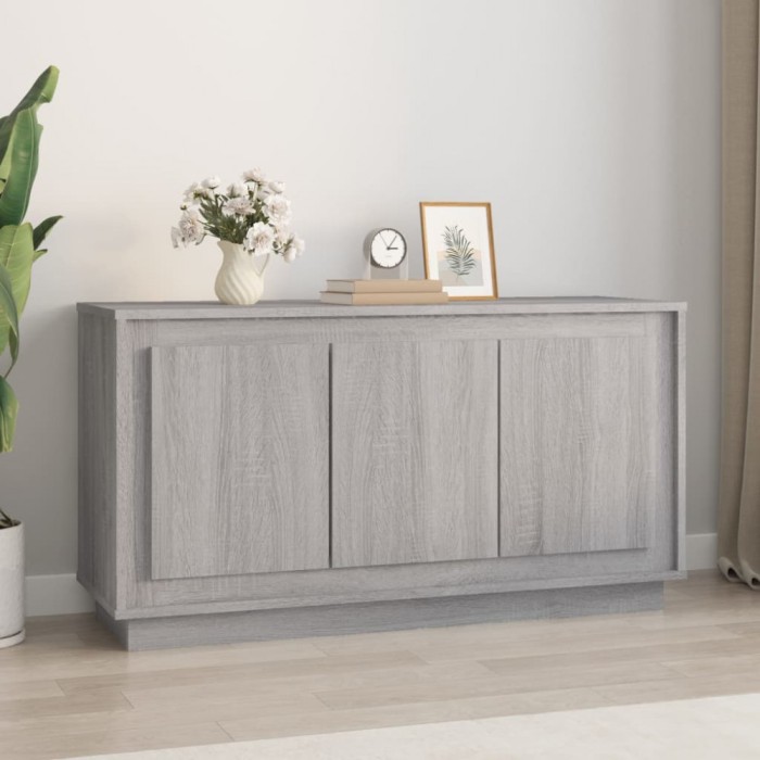 Gossi dulap, gri sonoma, 102x35x55 cm, lemn prelucrat