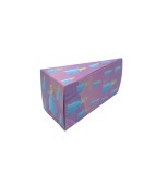 Cutie In Forma De Felie de Tort Din Carton pentru dulciuri, Frozen, mov