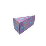 Cutie In Forma De Felie de Tort Din Carton pentru dulciuri, Frozen, mov