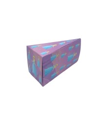 Cutie In Forma De Felie de Tort Din Carton pentru dulciuri, Frozen, mov