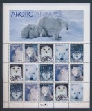 USA-ANIMALE DIN ANTARCTICA-COALA CU 15 TIMBRE IN VALOARE DE 0,33 USD IN STARE NESTAMPILATA