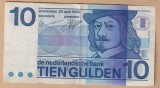 (1) BANCNOTA OLANDA - 10 GULDEN 1968 (25 APRILIE 1968), PORTRET FRANS HALS