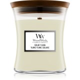 Woodwick Solar Ylang lum&acirc;nare parfumată cu fitil din lemn 275 g