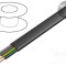 Cablu HELUKABEL H07VVH6-F 4x4mm&sup2; PVC negru 450/750V neecranat plat