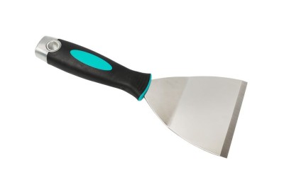 Spatula pentru indepartare placi 100mm cu capat metalic pentru lovire cu ciocanul, maner soft-grip - BIHUI-TRSC4 foto