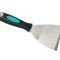 Spatula pentru indepartare placi 100mm cu capat metalic pentru lovire cu ciocanul, maner soft-grip - BIHUI-TRSC4