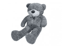 Ursulet de plus, 130 cm, culoare gri foto