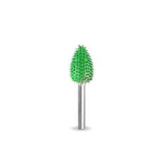 Flacara &Oslash; 9,5 mm, biax 3,2mm, Granulatie Saburr ASPRA - VERDE