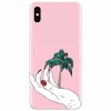 Husa silicon pentru Apple Iphone X, Palm Tree
