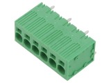 Regletă de Conexiuni PCB 7,5mm 6 Piste