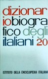 Cumpara ieftin Dizionario biografico degli Italiani, volumul 20