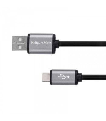 Cablu USB - USB Type C 1m Basic KRUGER&amp;amp;MATZ foto