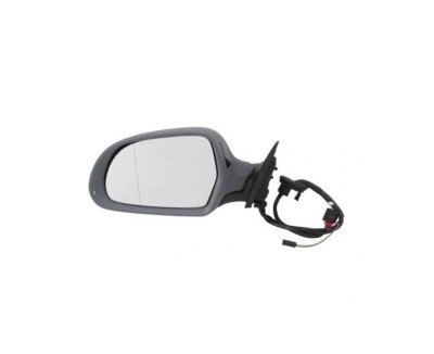 Oglinda usa exterioara AUDI A6 (C6), 10.2008-03.2011, View Max, partea stanga, reglare electrica; grunduit; incalzit; sticla asferica; geam cromat; r foto