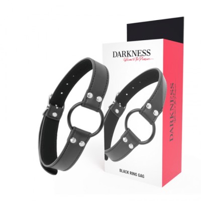 DARKNESS - GAG WITH RING DIAMETER 3.6 CM foto