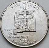 25 cents / quarter 2008 USA, New Mexico, unc, litera P