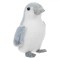 Figurină Decorativă Crăciun, Spumă, Pinguin, Alb Gri, 12x14cm