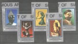 Yemen 1970 Sculpture Art of Siam imperf. 5 values MNH U.028