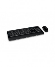Kit tastatura + mouse microsoft wireless desktop 850 negru foto
