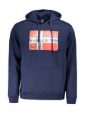 Cumpara ieftin Hanorac bărbați fară fermoar cu imprimeu cu logo, Bleumarin &icirc;nchis, XL