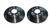Disc frana spate Skoda Octavia 2 Yeti Audi A3 Seat Altea Leon Toledo 3 Vw Golf 5 Caddy Eos 255x10 - set de 2 bucati
