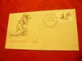 Plic FDC - Craciunul 1985 Australia