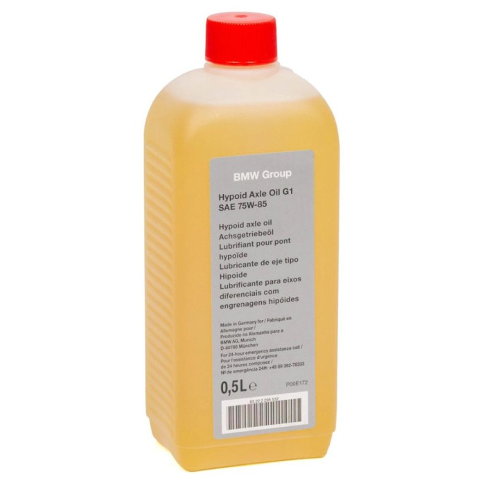 Ulei grup diferential spate BMW Hypoid Axle Oil 75W85 original 0.5L 474152 83222295532-1