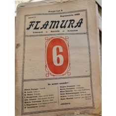 Flamura - Literara Sociala Artistica - Anul I Nr. 6 - Septembrie 1922