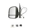 Oglinda usa exterioara MAN TGE, 11.2016-, VW CRAFTER, 02.2017-; TRANSPORTER/MULTIVAN (T6), 2017-, stanga, View Max, reglare electrica; carcasa neagra