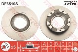 TRW DF6510S Disc frana