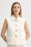 Herskind vestă Brian culoarea bej, un singur rand de nasturi, 5533519(G)