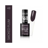 Lac de unghii Solar Gel, Revers, 12 ml, mov , nr 48, smoked plum