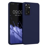 Husa kwmobile pentru Xiaomi Redmi Note 11 Pro/Redmi Note 11 Pro 5G/Redmi Note 12 Pro , Silicon, Albastru, 57373.182, Carcasa